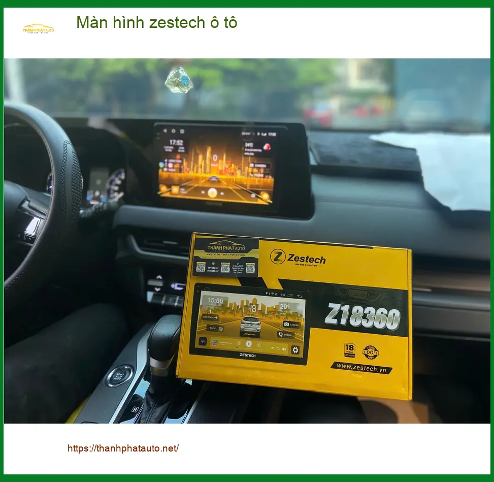 Chú Thắng lắp Màn hình Zestech ô tô cho Toyota Camry tại Quận 3 vì màn hình zin thiếu tính năng