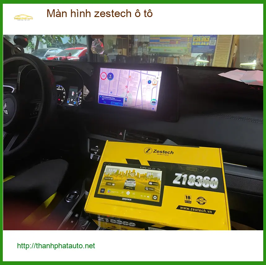 Chú Thắng lắp Màn hình Zestech ô tô cho Toyota Camry tại Quận 3 vì màn hình zin thiếu tính năng ảnh thực tế 3