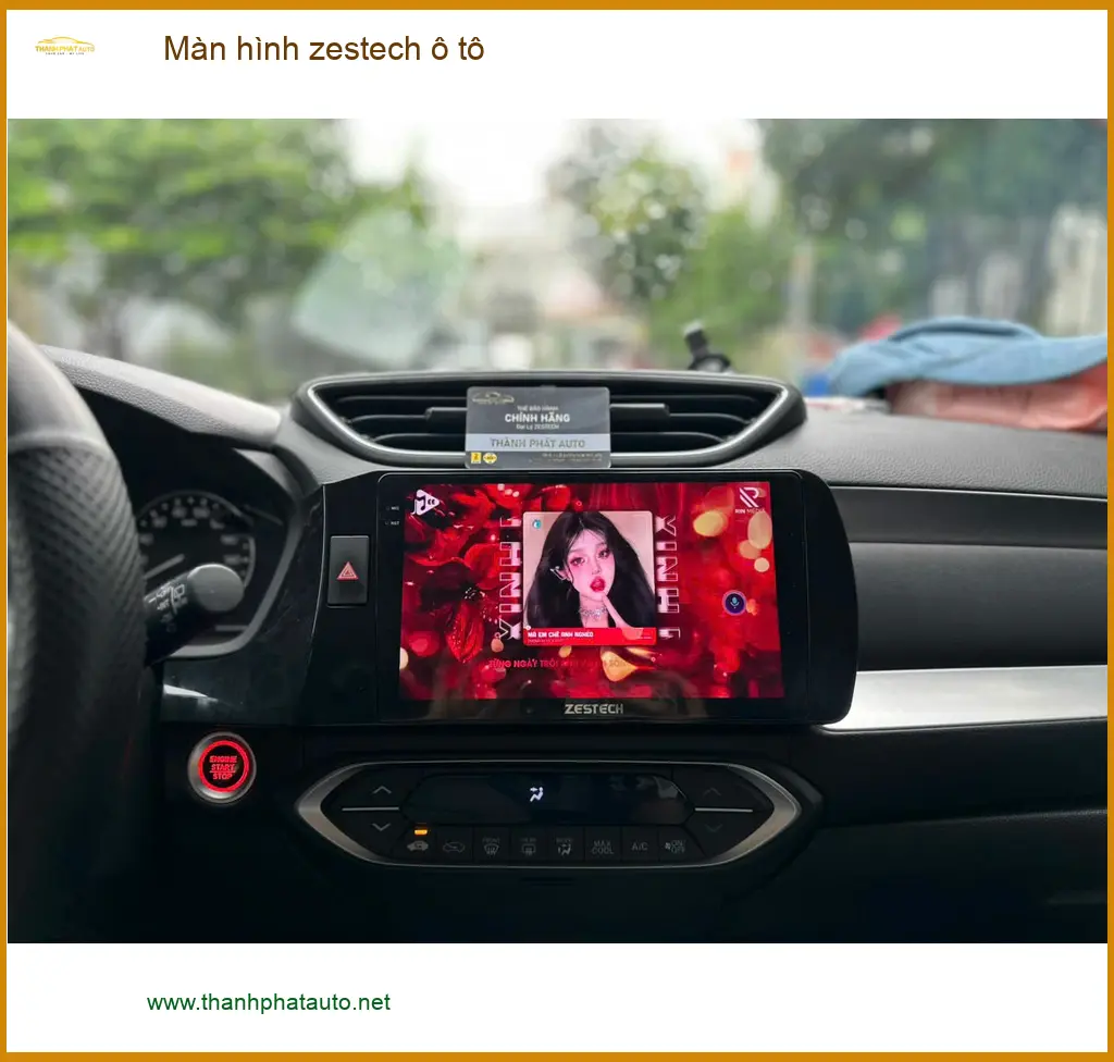 Anh Minh lắp Màn hình Zestech ô tô cho Hyundai Accent ở Cần Giờ ảnh thực tế 2