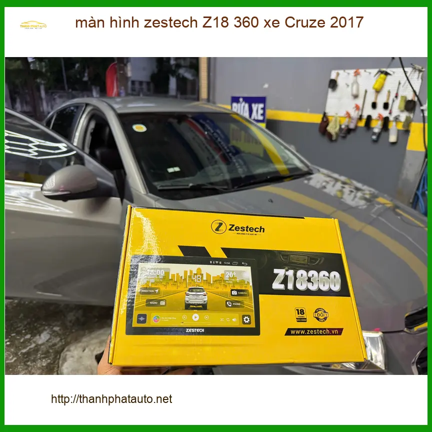 Anh Dũng nâng cấp màn hình Zestech Z18 360 cho Cruze 2017 tại Quận 3