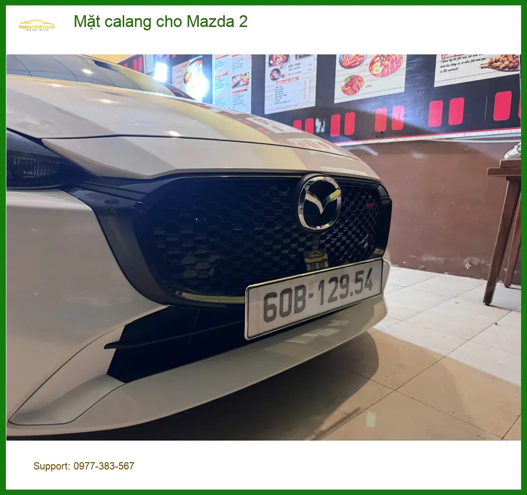 Anh Khải độ mặt calang mới cho Mazda 2 ở Quận 6 để xe thêm phần thể thao ảnh thực tế 2