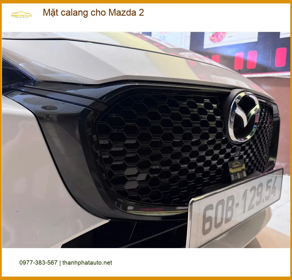 Anh Khải độ mặt calang mới cho Mazda 2 ở Quận 6 để xe thêm phần thể thao ảnh thực tế 3