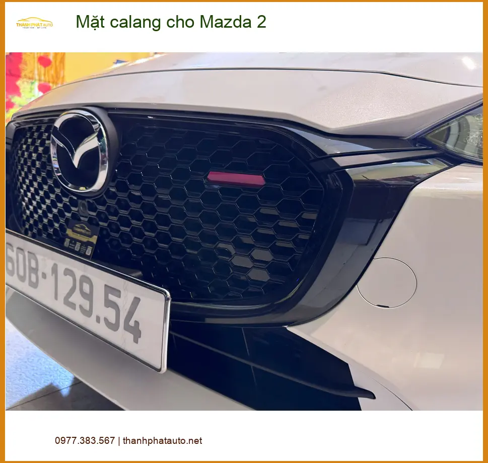 Anh Khải lắp Mặt calang cho Mazda 2 tại Quận 8 để nâng cấp diện mạo xe ảnh thực tế 2