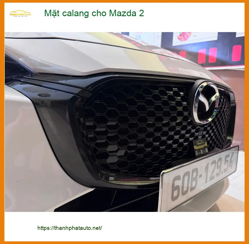 Anh Khải lắp Mặt calang cho Mazda 2 tại Quận 8 để nâng cấp diện mạo xe ảnh thực tế 3