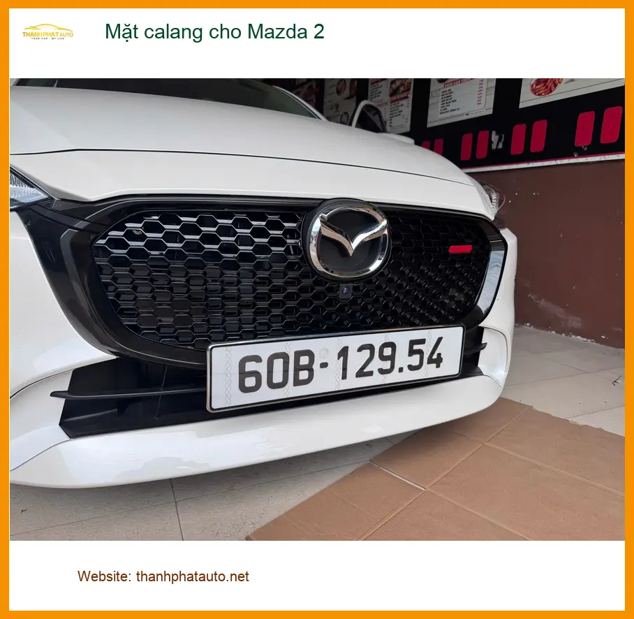 Anh Khải lắp Mặt calang cho Mazda 2 tại Quận 8 để nâng cấp diện mạo xe ảnh thực tế 4