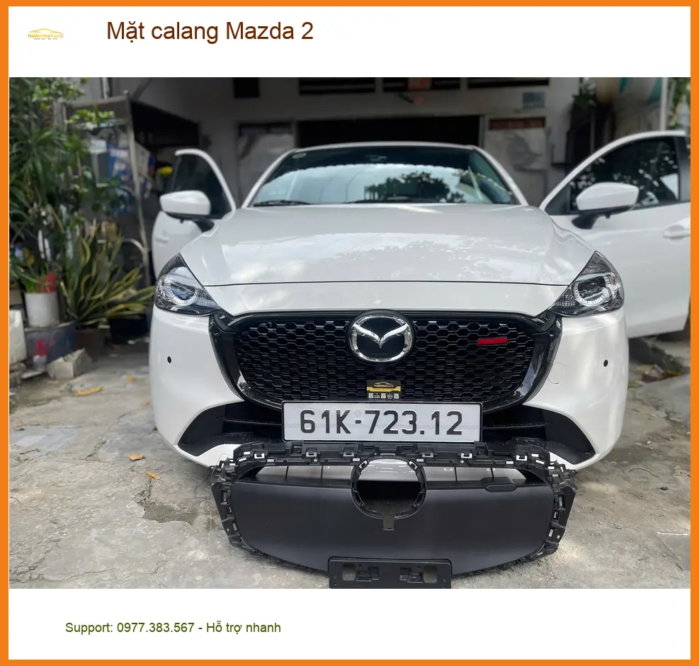 Anh Quang độ mặt calang cho Mazda 2 tại Củ Chi để xe trông thể thao hơn ảnh thực tế 2