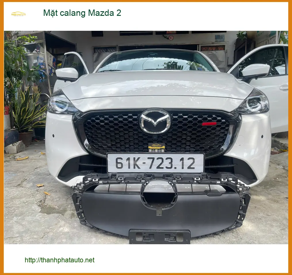 Anh Quang độ mặt calang cho Mazda 2 tại Củ Chi để xe trông thể thao hơn ảnh thực tế 3