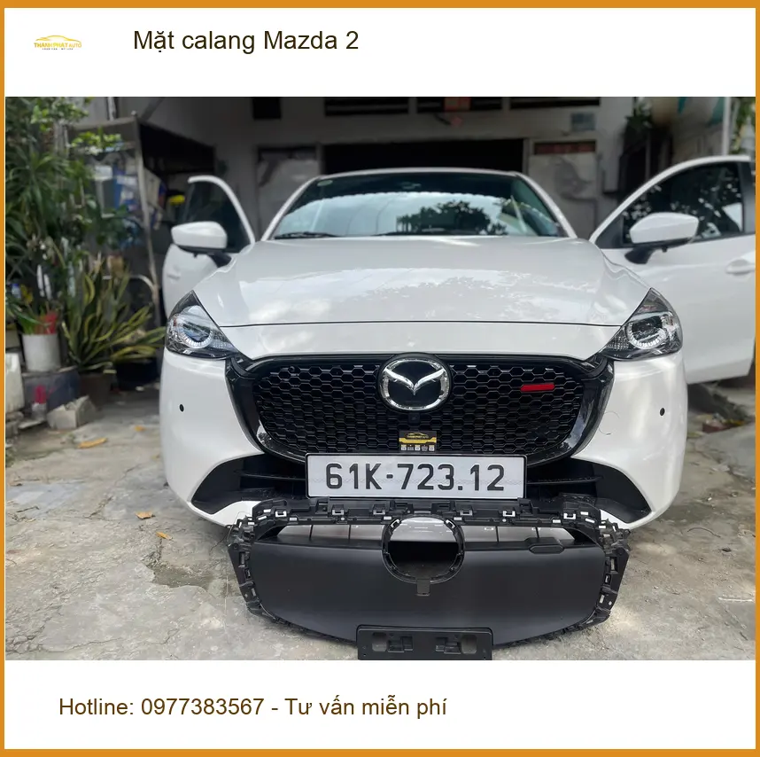 Anh Trọng độ Mặt calang Mazda 2 tại Quận 7 để xe trông thể thao và cá tính hơn
