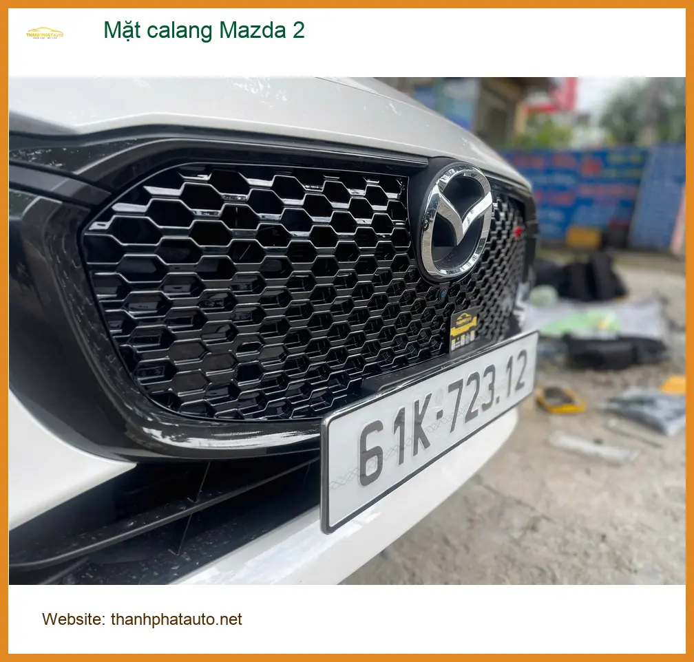 Anh Trọng độ Mặt calang Mazda 2 tại Quận 7 để xe trông thể thao và cá tính hơn ảnh thực tế 2