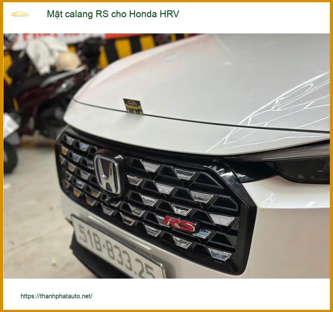 Anh Quang độ Mặt calang RS cho Honda HRV tại Gò Vấp để xe trông thể thao hơn ảnh thực tế 3