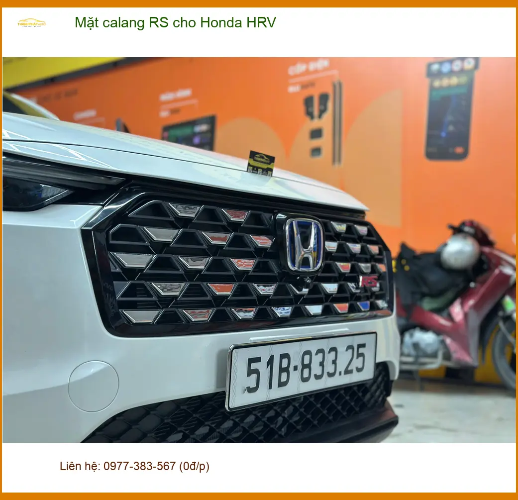 Anh Quang độ Mặt calang RS cho Honda HRV tại Gò Vấp để xe trông thể thao hơn ảnh thực tế 4
