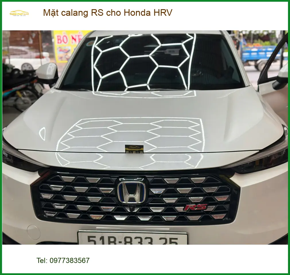 Anh Lâm độ Mặt calang RS cho Honda HRV tại Quận 9 để tăng vẻ thể thao, cá tính ảnh thực tế 2