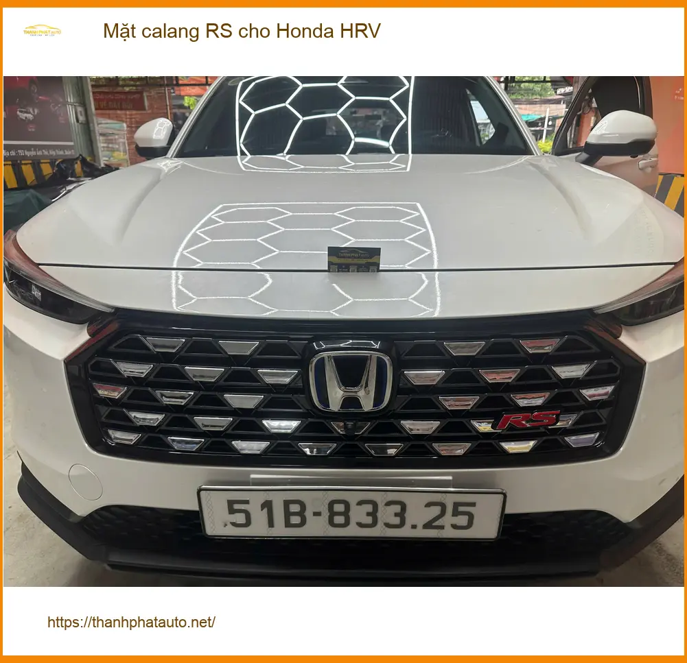 Chú Tài độ Mặt calang RS cho Honda HRV tại Thủ Đức để tăng vẻ hầm hố