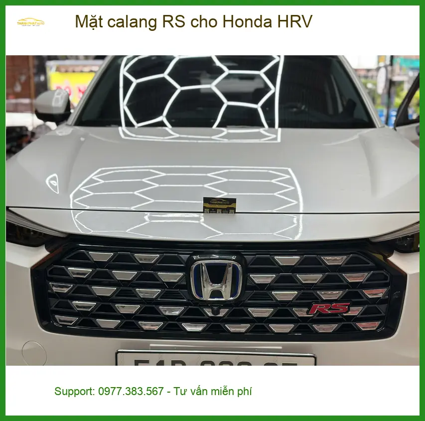 Chú Tài độ Mặt calang RS cho Honda HRV tại Thủ Đức để tăng vẻ hầm hố ảnh thực tế 3