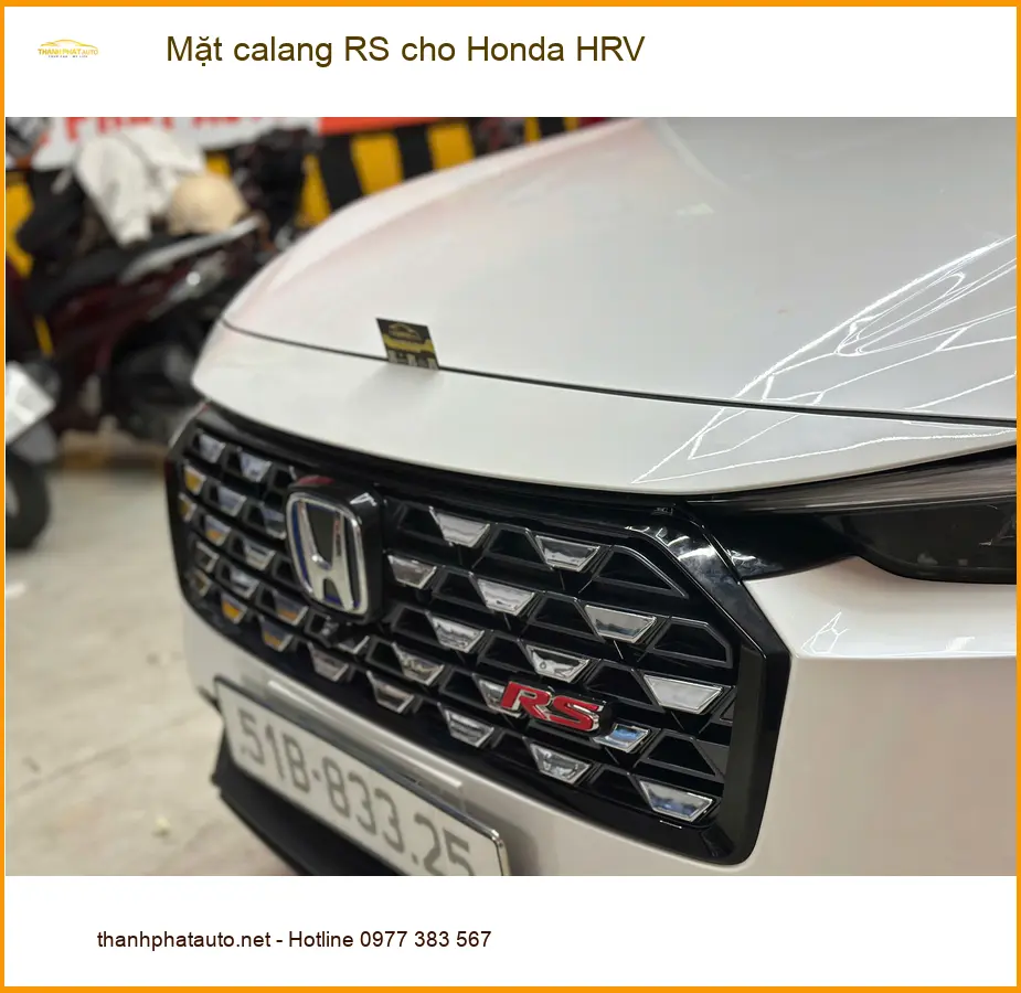 Chú Tài độ Mặt calang RS cho Honda HRV tại Thủ Đức để tăng vẻ hầm hố ảnh thực tế 4