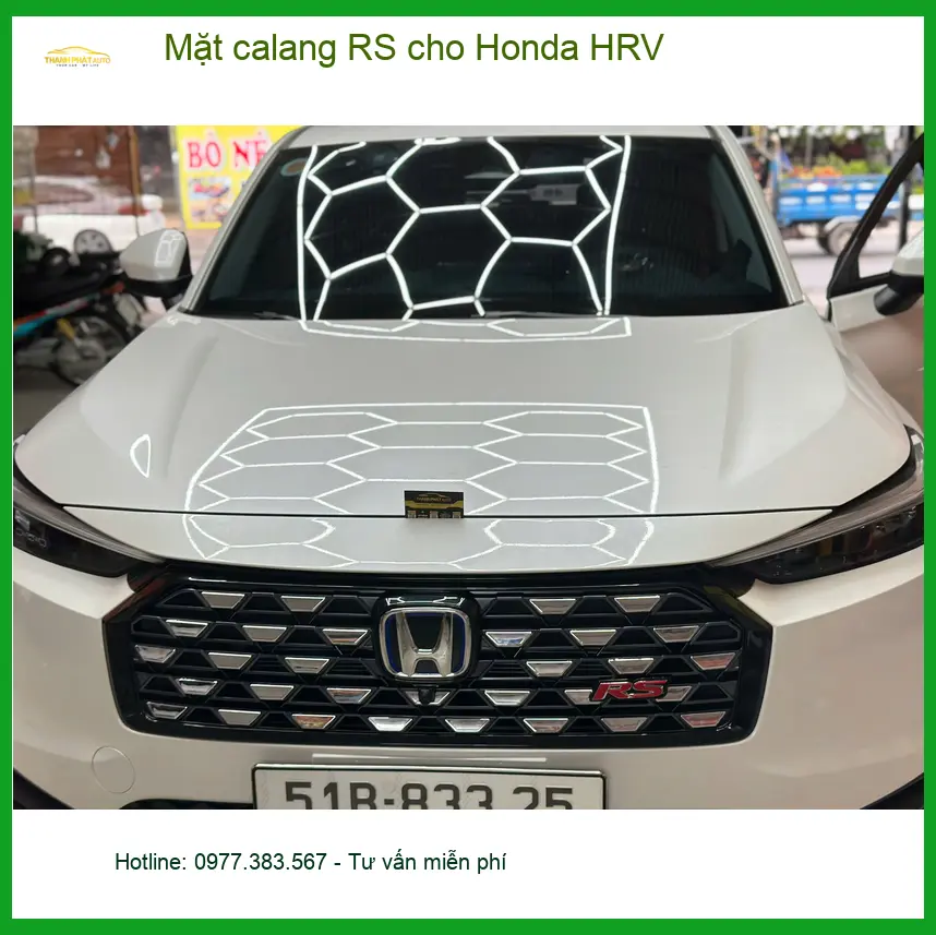 Anh Quang lắp Mặt calang RS cho Honda HRV tại Cần Giờ để xe trông thể thao hơn