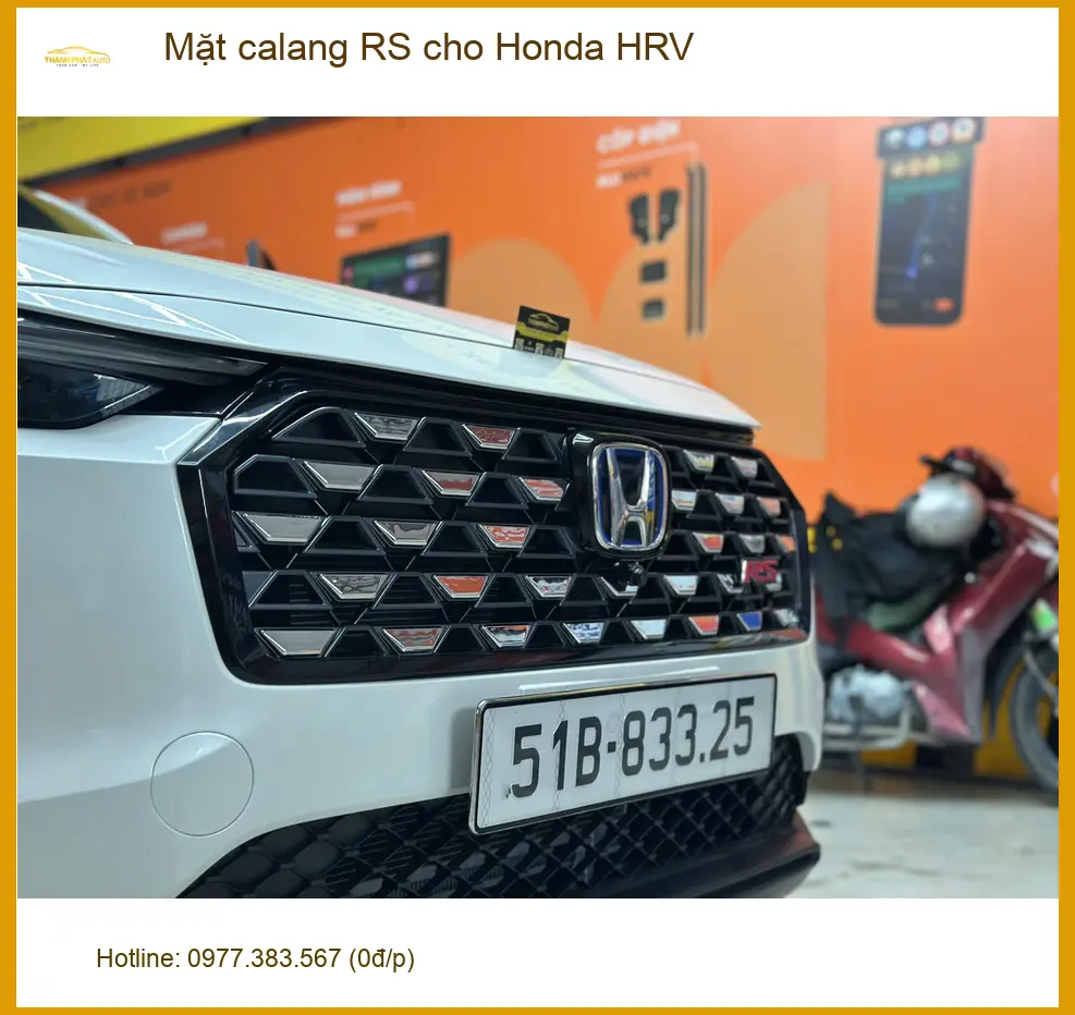 Anh Quang lắp Mặt calang RS cho Honda HRV tại Cần Giờ để xe trông thể thao hơn ảnh thực tế 4