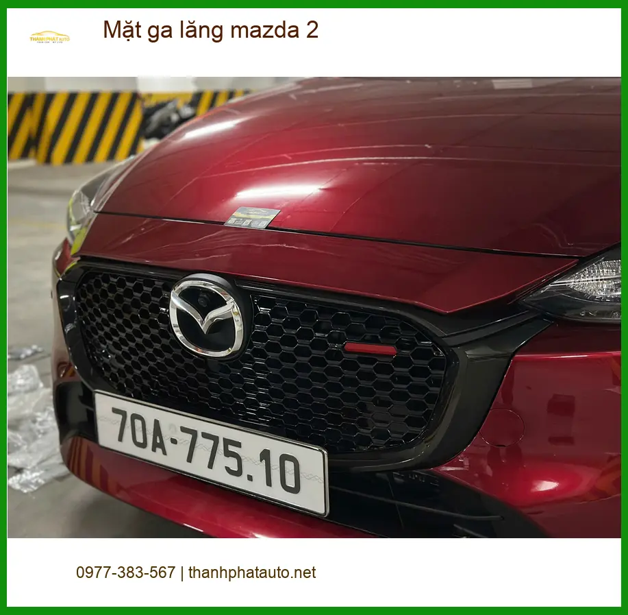 Anh Quang thay Mặt ga lăng Mazda 2 tại Quận 9 để xe thêm phần cá tính ảnh thực tế 4