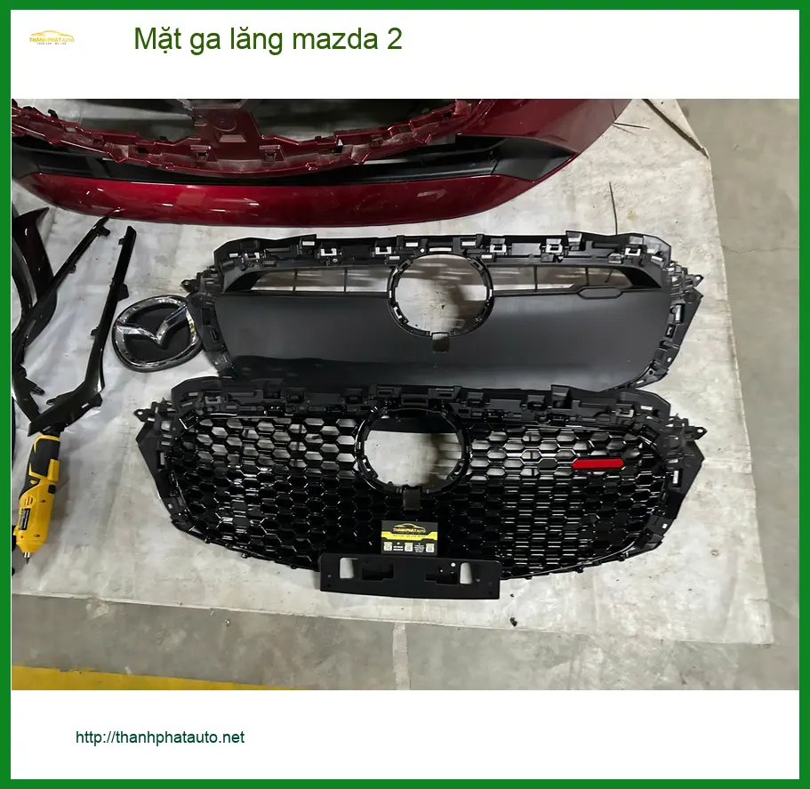 Anh Kiên nâng cấp Mặt ga lăng Mazda 2 tại Quận Phú Nhuận để xe đổi diện mạo mới ảnh thực tế 2