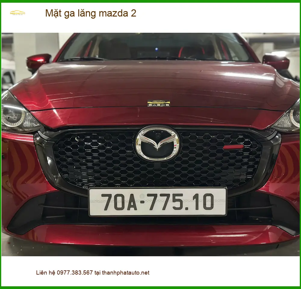 Anh Kiên nâng cấp Mặt ga lăng Mazda 2 tại Quận Phú Nhuận để xe đổi diện mạo mới ảnh thực tế 4