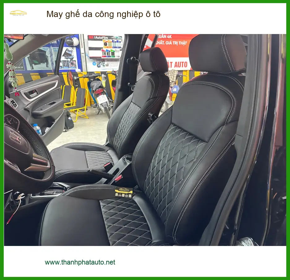 Chị Hằng bọc lại ghế da công nghiệp cho Kia Sorento ở Quận 12 ảnh thực tế 2