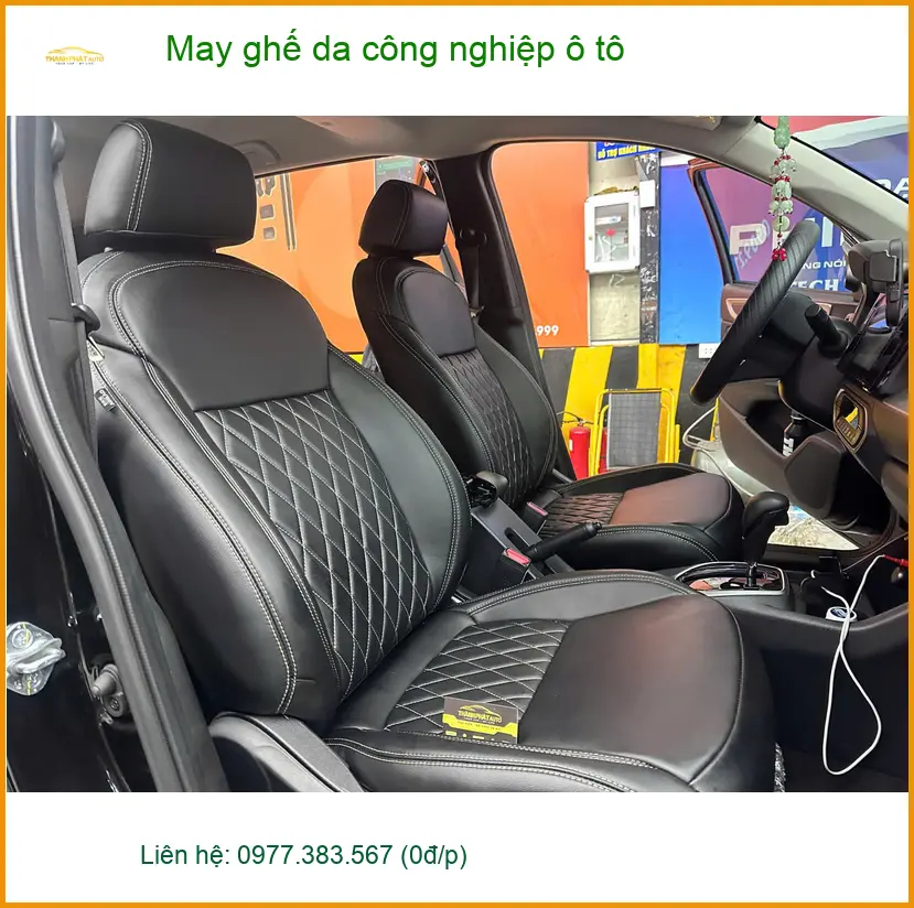 Anh Tấn may ghế da công nghiệp ô tô Honda CRV tại Quận 2 ảnh thực tế 2