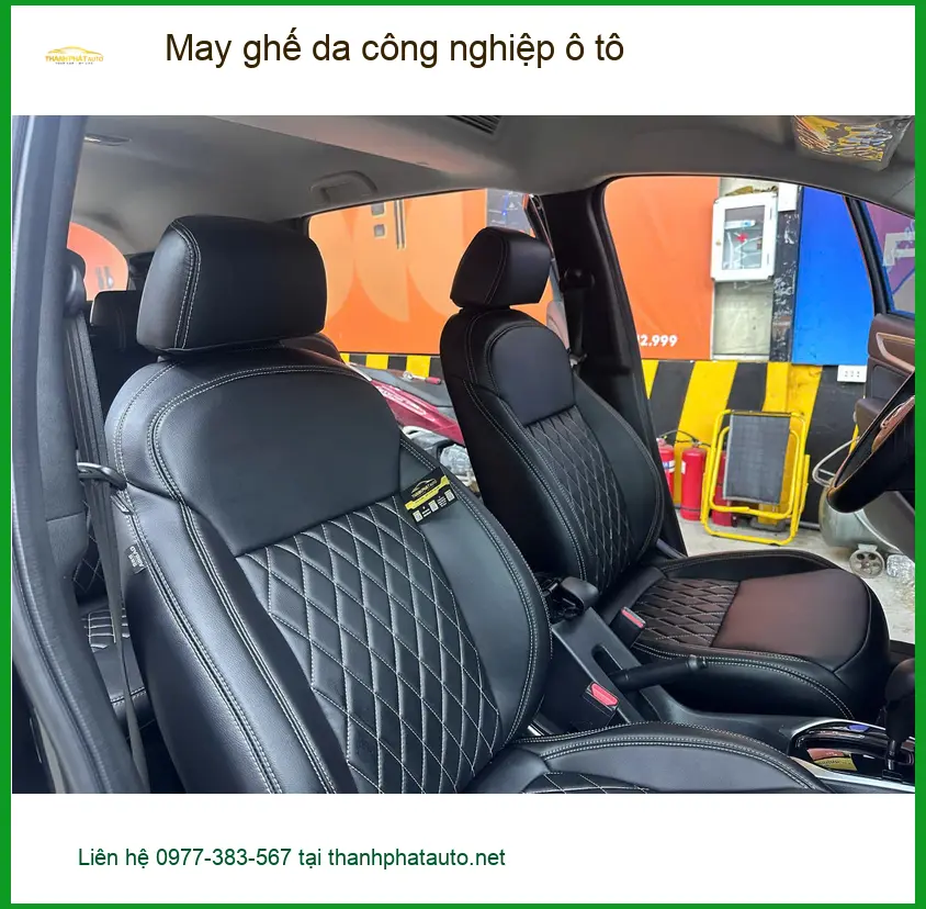 Anh Tấn may ghế da công nghiệp ô tô Honda CRV tại Quận 2 ảnh thực tế 3