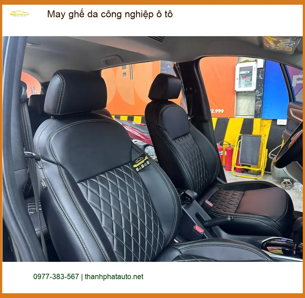 Trung tâm Bọc ghế da công nghiệp ô tô Quận Thủ Đức uy tín cho xe Mazda 3 ảnh thực tế 2