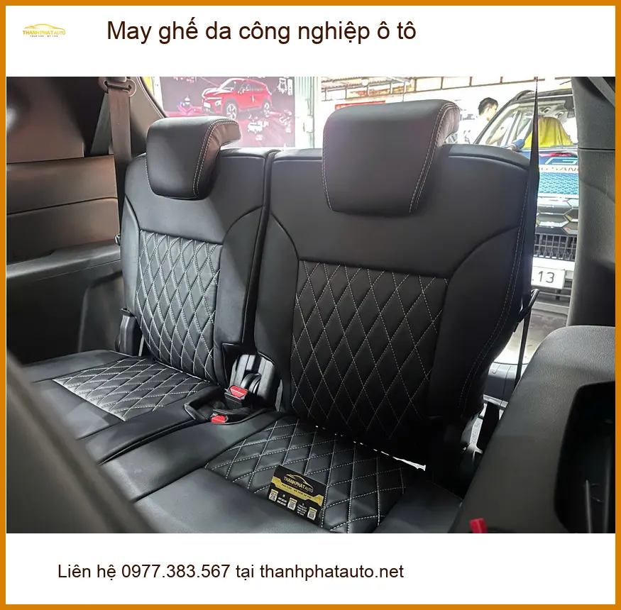 Trung tâm Bọc ghế da công nghiệp ô tô Quận Thủ Đức uy tín cho xe Mazda 3 ảnh thực tế 3