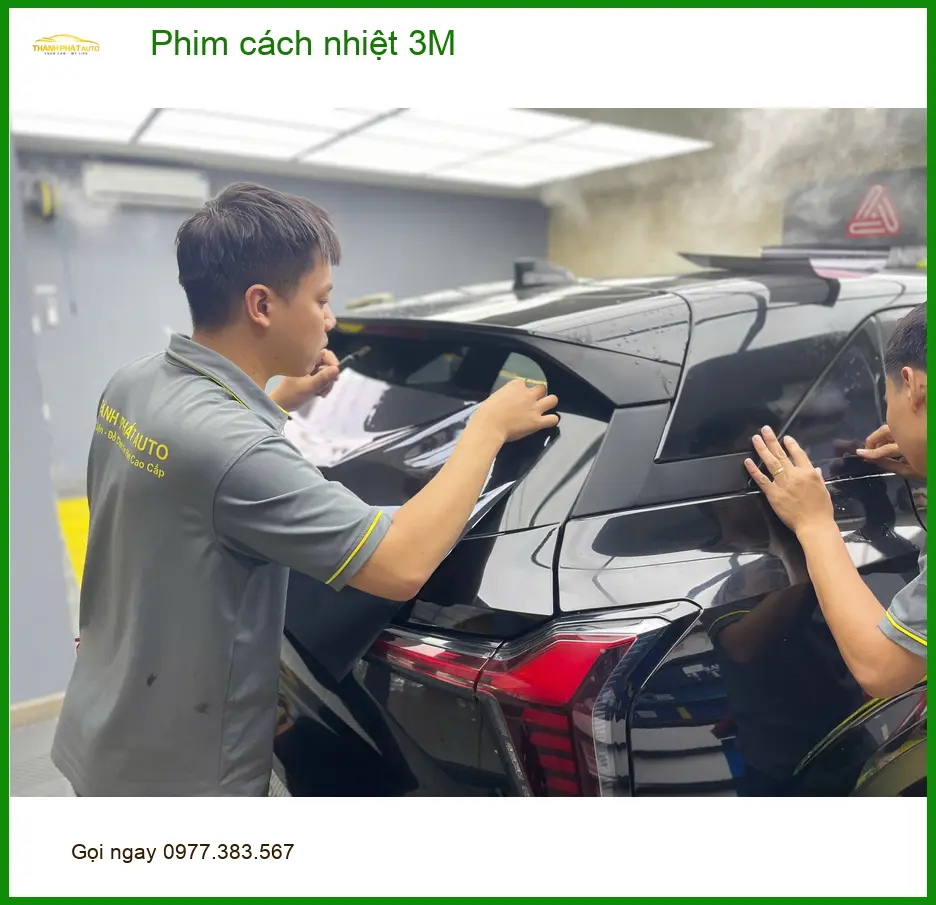 Anh Khải dán phim cách nhiệt 3M cho Toyota Vios tại Quận Tân Phú để chống nóng gay gắt ảnh thực tế 3