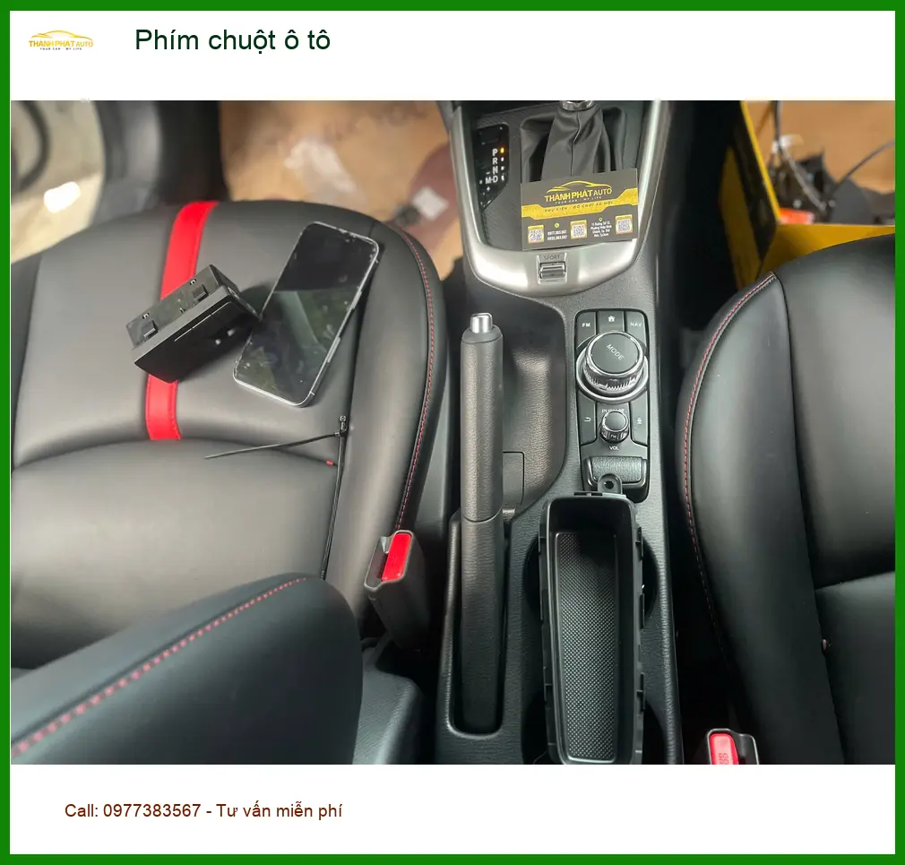 Cô Thu lắp phím chuột ô tô cho Mazda CX-5 tại Bình Chánh để điều khiển dễ dàng ảnh thực tế 3