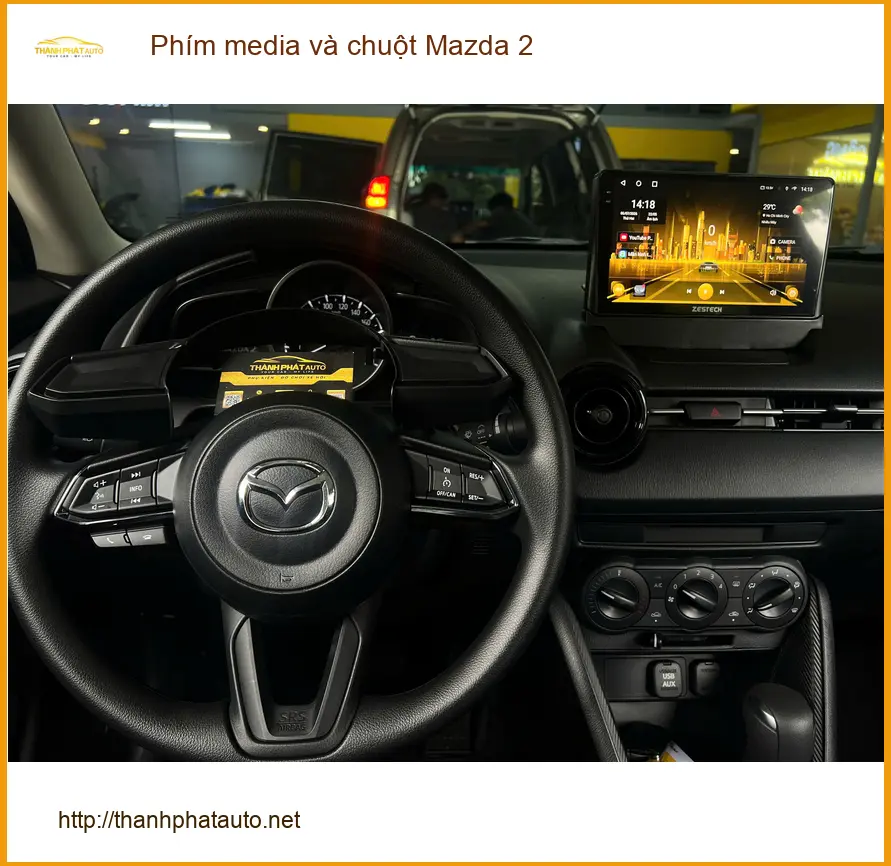 Anh Tùng nâng cấp Phím media và chuột Mazda 2 Quận 2 vì muốn trải nghiệm giải trí tốt hơn trên xe ảnh thực tế 2