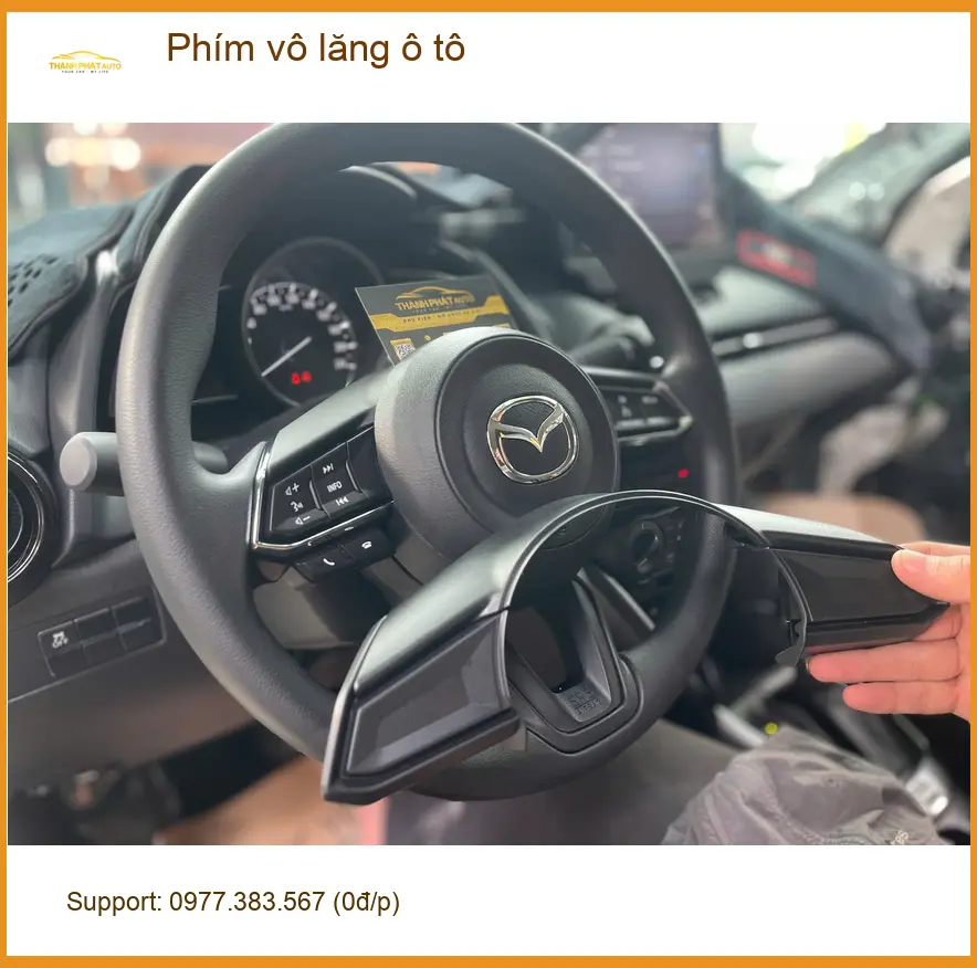 Chị Thư nâng cấp phím vô lăng ô tô Hyundai Accent tại Quận Tân Bình tiện dụng ảnh thực tế 2
