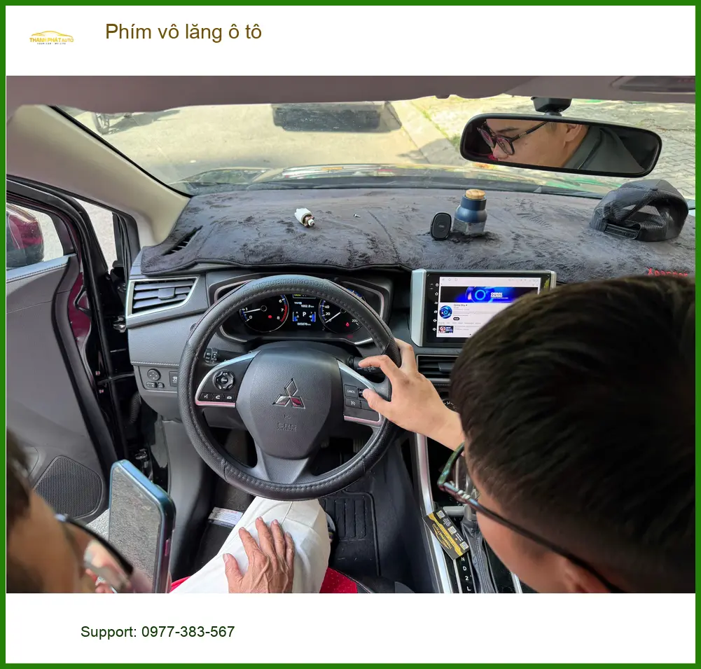 Anh Dũng lắp phím vô lăng ô tô cho Honda CRV tại Quận 4 ảnh thực tế 4