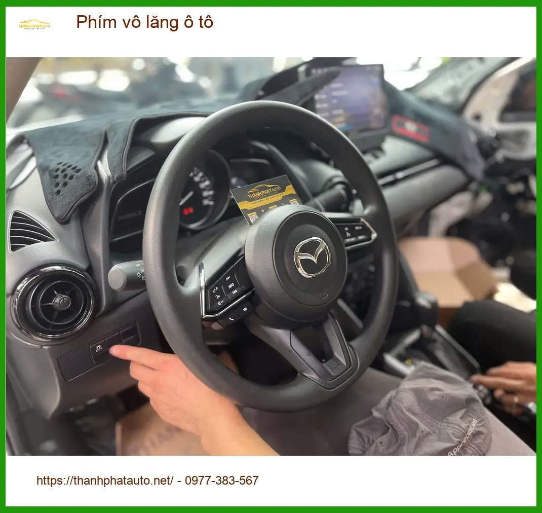 Anh Cường lắp phím vô lăng ô tô cho Hyundai Creta tại Quận 5 để tiện điều khiển