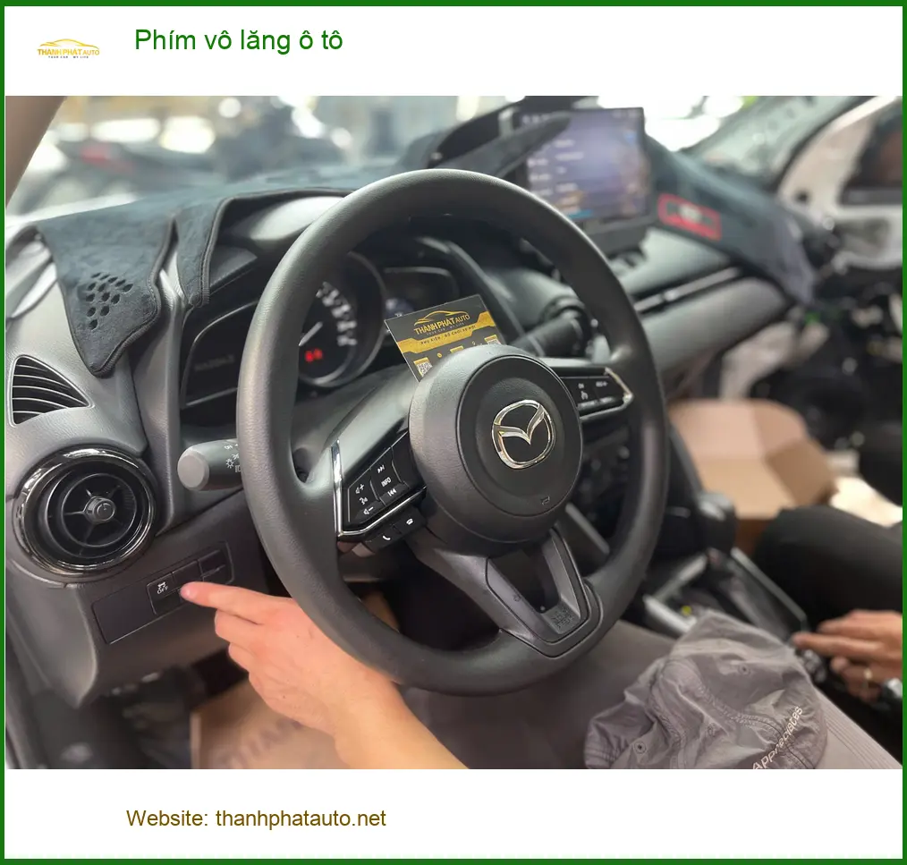 Anh Quang lắp phím vô lăng ô tô cho Hyundai Accent tại Hóc Môn ảnh thực tế 2
