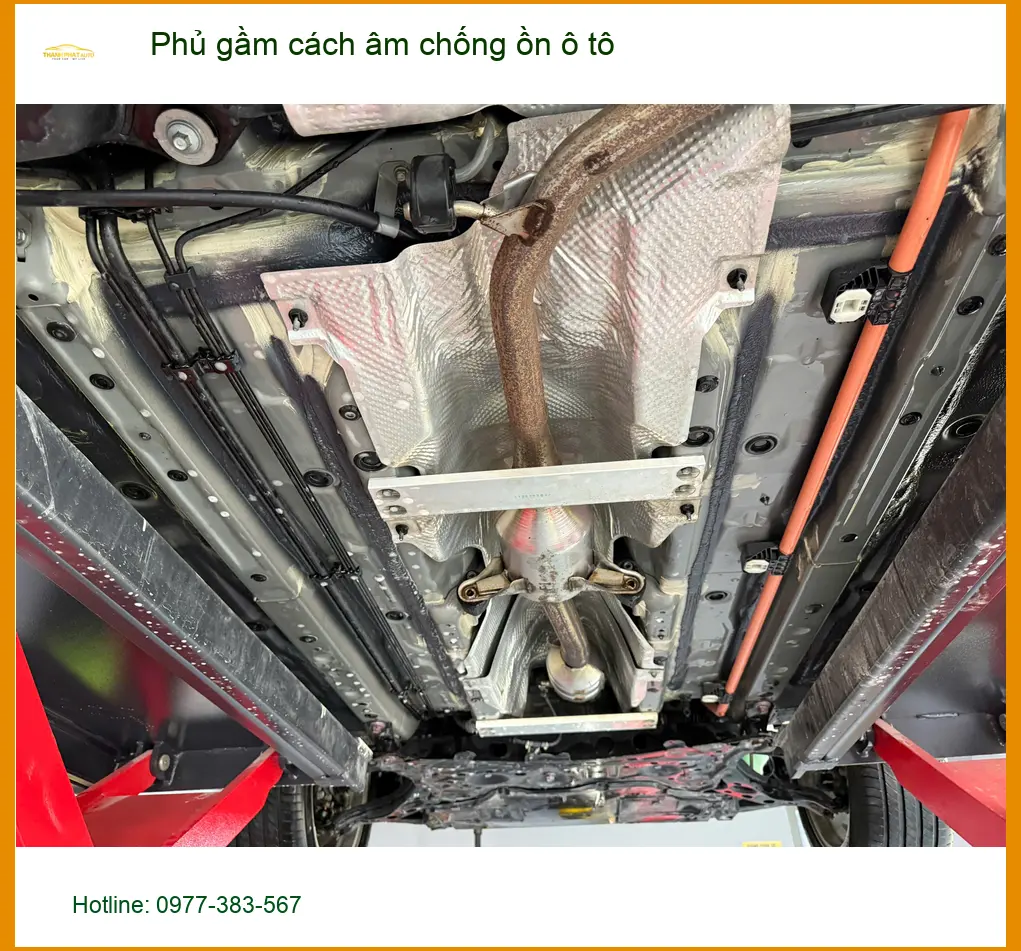 Anh Khang phủ gầm cách âm chống ồn Suzuki XL7 tại Hóc Môn giảm tiếng vọng đường