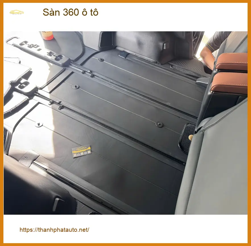 Anh Kiệt lắp Sàn 360 ô tô cho Kia Carnival tại Cần Giờ để xe luôn sạch sẽ ảnh thực tế 3