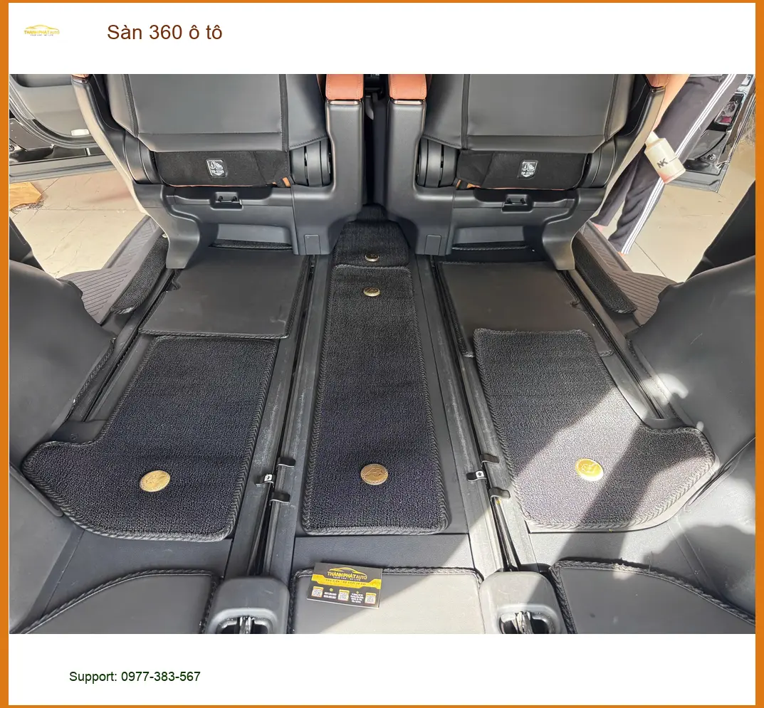 Anh Kiệt lắp Sàn 360 ô tô cho Kia Carnival tại Cần Giờ để xe luôn sạch sẽ ảnh thực tế 4