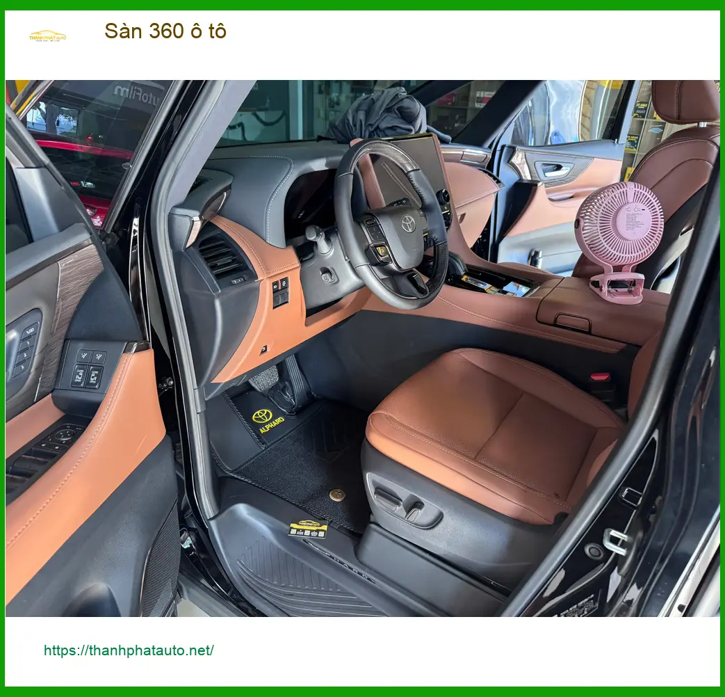 Anh Quang lắp Sàn 360 ô tô cho Hyundai Santa Fe tại Quận Bình Tân uy tín