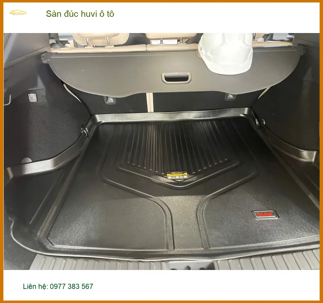 Chị Hà lắp sàn đúc huvi ô tô cho Toyota Camry tại Quận 9 ảnh thực tế 2