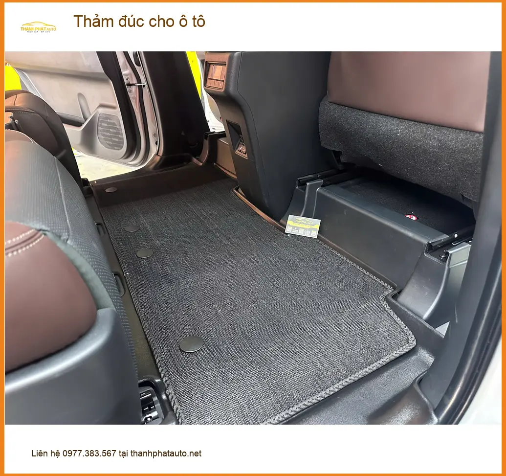 Anh Khải lắp Thảm đúc cho Hyundai Creta tại Quận 7 giữ nội thất sạch và bền hơn ảnh thực tế 2