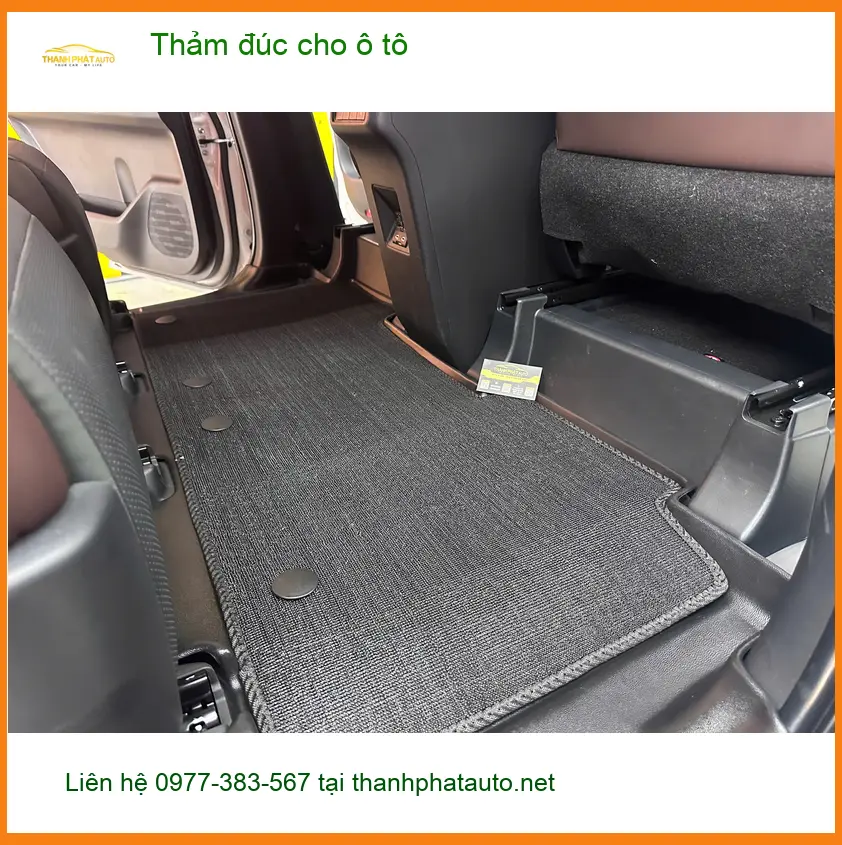 Anh Khải lắp Thảm đúc cho Hyundai Creta tại Quận 7 giữ nội thất sạch và bền hơn ảnh thực tế 4