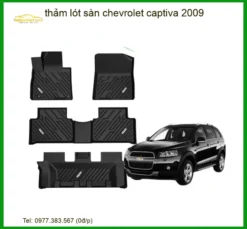 Thảm Lót Sàn Chevrolet Captiva 2009 - Địa Chỉ Lắp Đặt Uy Tín TPHCM