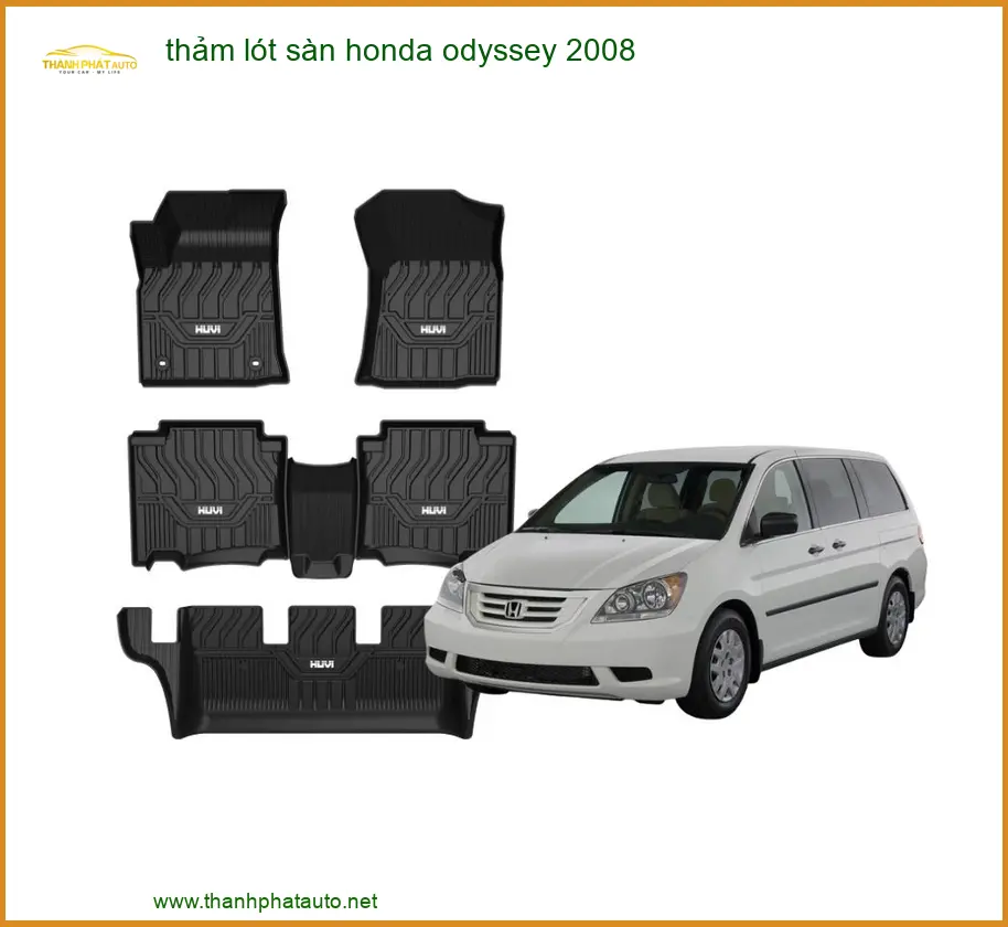 Thảm Lót Sàn Honda Odyssey 2008 - Trung Tâm Nâng Cấp Giá Tốt TPHCM