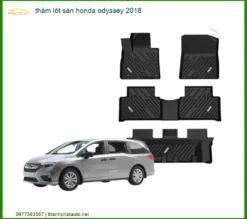 Thảm Lót Sàn Honda Odyssey 2018 - Trung Tâm Gắn Uy Tín TPHCM