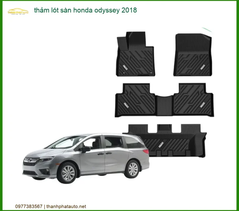 Thảm Lót Sàn Honda Odyssey 2018 - Trung Tâm Gắn Uy Tín TPHCM