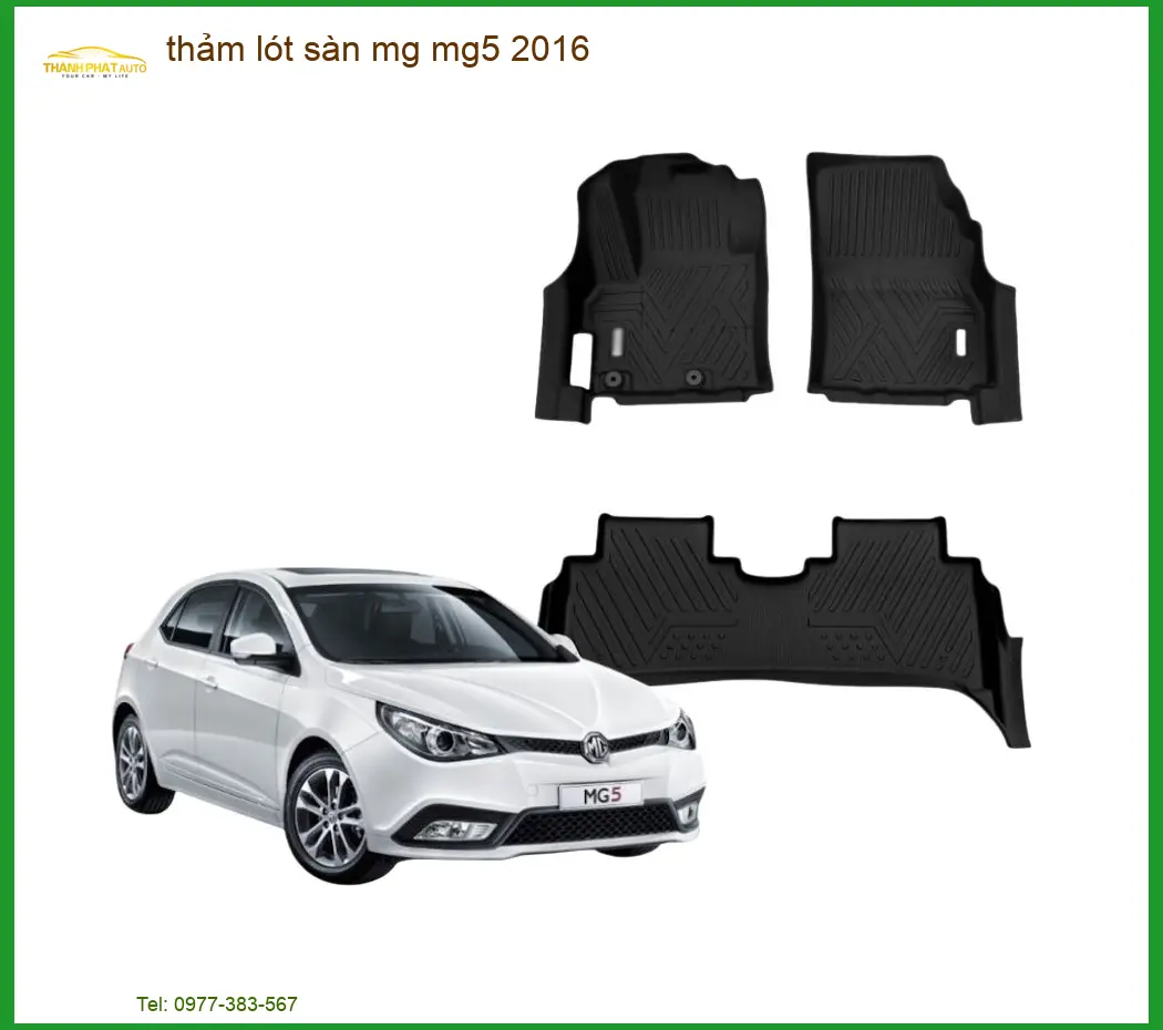 Thảm Lót Sàn MG MG5 2016 Cao Cấp - Địa Chỉ Lắp Đặt Uy Tín TPHCM