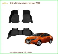 Thảm Lót Sàn Nissan Almera 2022 - Địa Chỉ Lắp Đặt Chính Hãng TPHCM