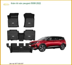 Thảm Lót Sàn Peugeot 5008 2022 - Địa Chỉ Lắp Đặt Chính Hãng TPHCM